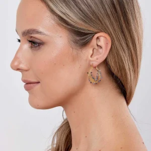 Knight & Day Spiral Blue Earrings*Women As Seen On Social