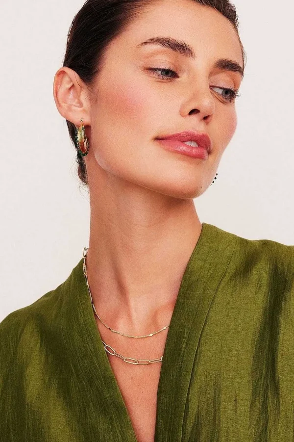 Knight & Day Spiral Green Earrings* Boxed Gifts