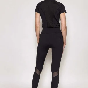 Fit Pink Sports Leggings With Deep Side Pockets In Black*Women Jeans & Trousers