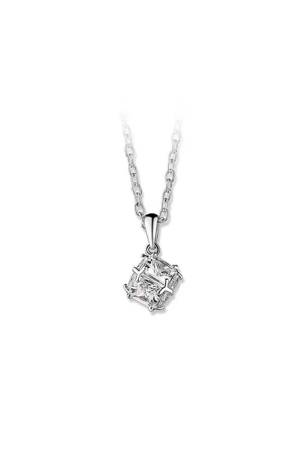 Newbridge Silverware Jewellery Square Drop Necklace* Boxed Gifts