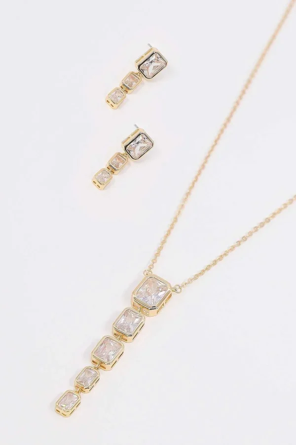 Soul Jewellery Square Drop Necklace* Necklaces