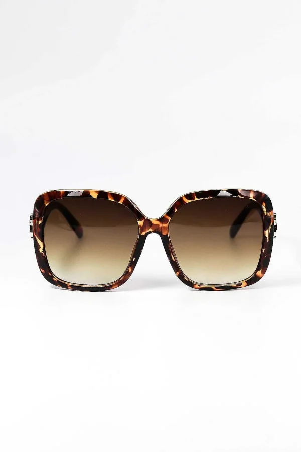 SOUL Accessories Square Sunglasses In Brown* Sunglasses