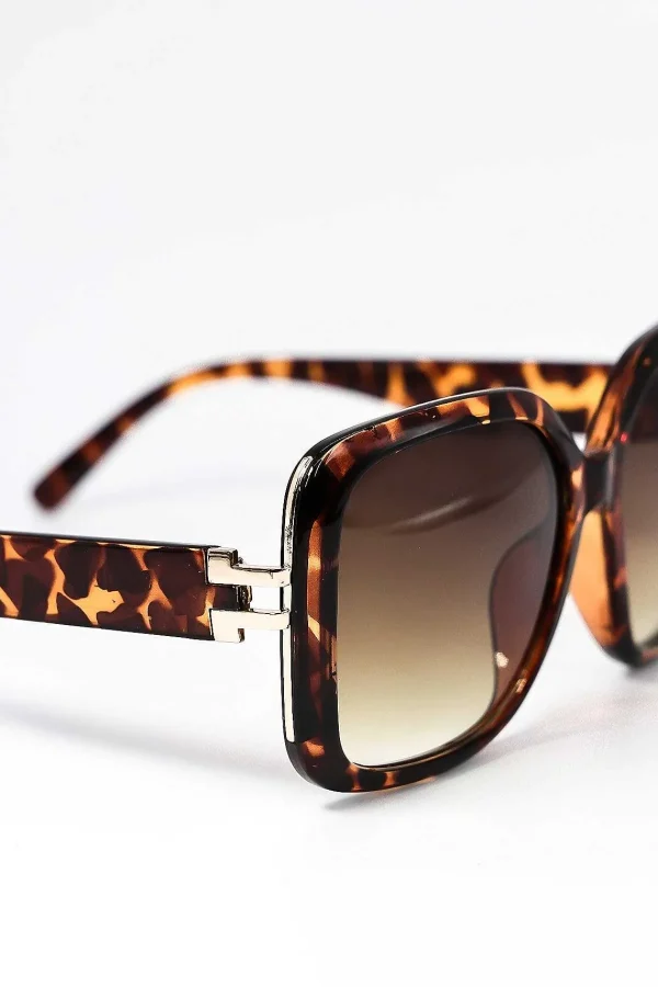 SOUL Accessories Square Sunglasses In Brown* Sunglasses