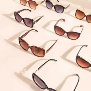 SOUL Accessories Square Sunglasses In Brown* Sunglasses