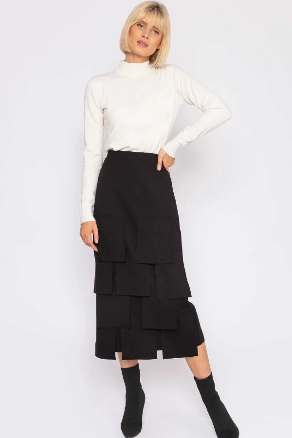 Peruzzi Squares Skirt In Black*Women Skirts & Shorts