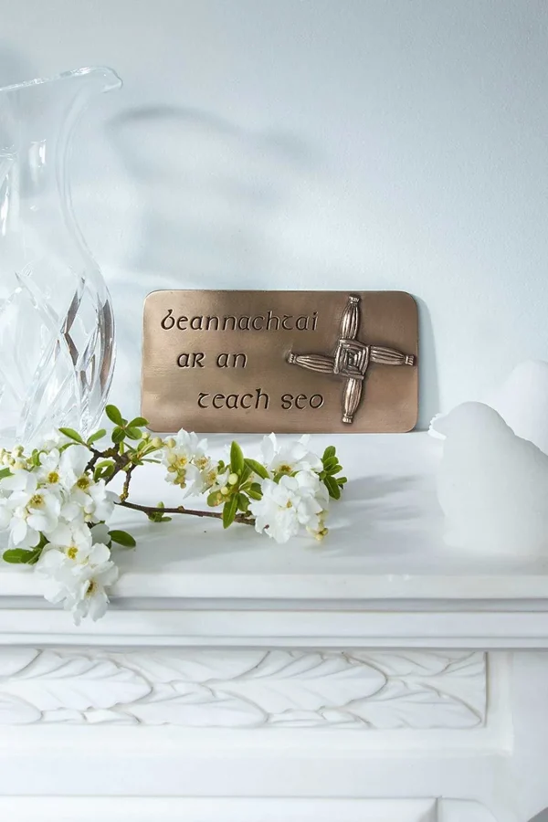 Wild Goose St Brigid'S Cross & House Blessing Wall Art* Homeware