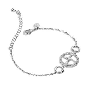 Newbridge Silverware Jewellery St Brigids Cross Bracelet*Women As Seen On Social