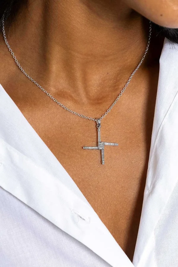 Cherish St. Brigids Cross In Silver*Women As Seen On Social