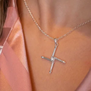 Cherish St. Brigids Cross In Silver*Women As Seen On Social