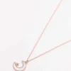 Cherish Star And Moon Necklace In Rose Gold*Women As Seen On Social