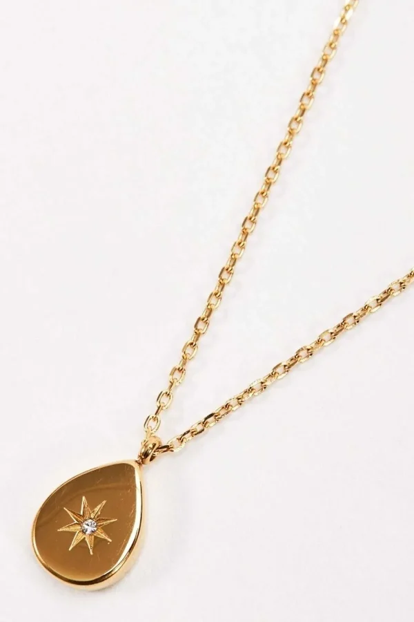 Joularie Star Drop Pendant Necklace*Women As Seen On Social
