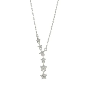 Knight & Day Star Drop Silver Necklace* Jewellery
