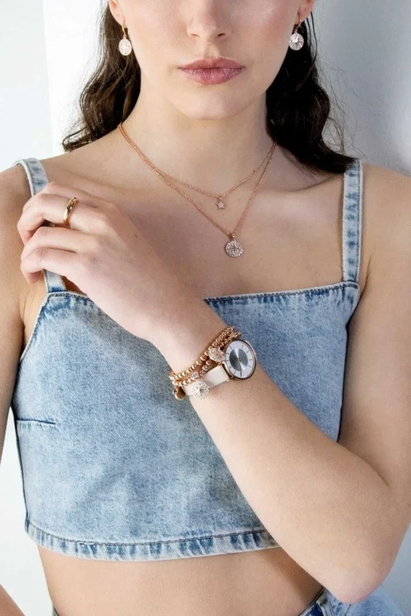 Knight & Day Star Layered Rose Gold Necklace* Jewellery