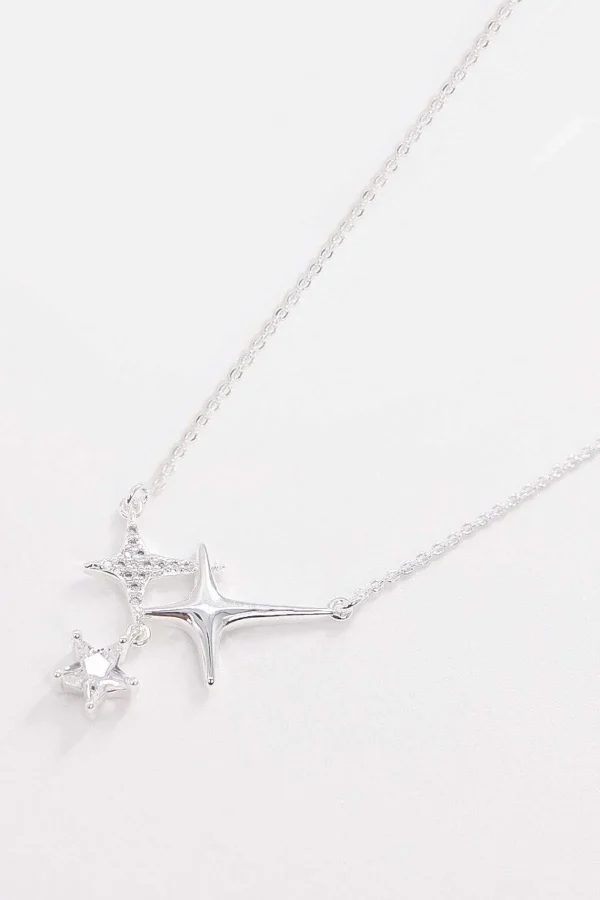 Cherish Star Necklace In Silver* Teenager