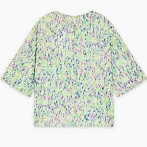 Cks Fashion Storm Blouse In Green Print*Women Tops & Blouses