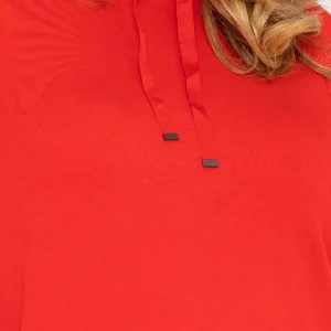 Ulla Popken Straight Fit Sweatshirt Dress In Red*Women Dresses & Jumpsuits