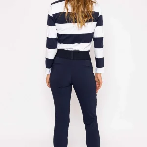 Kelly & Grace Weekend Straight Leg Bengaline Pant In Navy*Women Jeans & Trousers