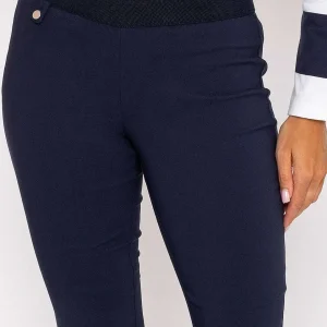 Kelly & Grace Weekend Straight Leg Bengaline Pant In Navy*Women Jeans & Trousers