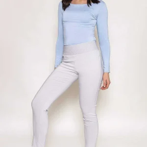 Kelly & Grace Weekend Straight Leg Bengaline Pant In Grey*Women Jeans & Trousers