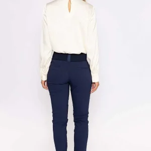 Kelly & Grace Weekend Straight Leg Bengaline Pant In Navy*Women Jeans & Trousers