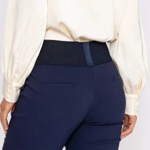 Kelly & Grace Weekend Straight Leg Bengaline Pant In Navy*Women Jeans & Trousers