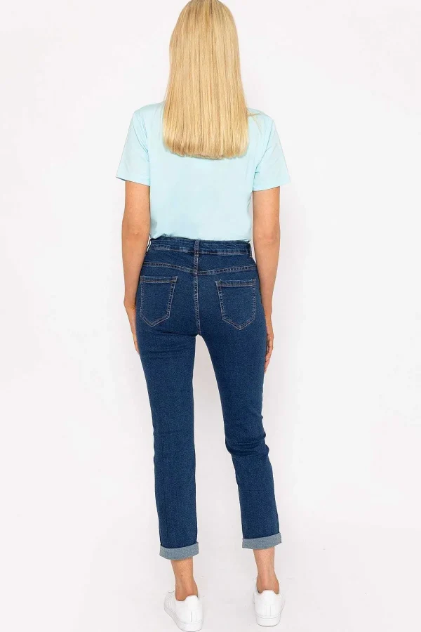 Denim Club Straight Leg Denim Jeans In Indigo*Women Jeans & Trousers