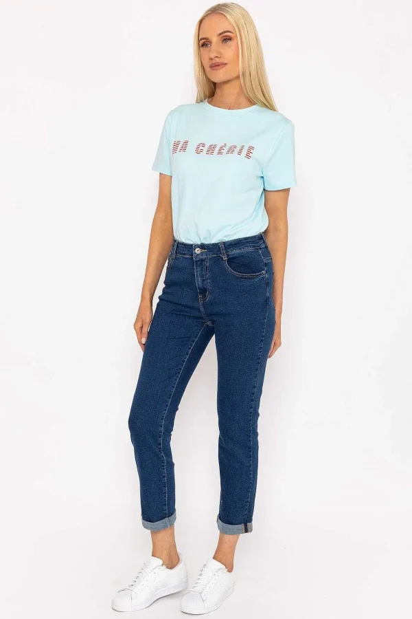 Denim Club Straight Leg Denim Jeans In Indigo*Women Jeans & Trousers