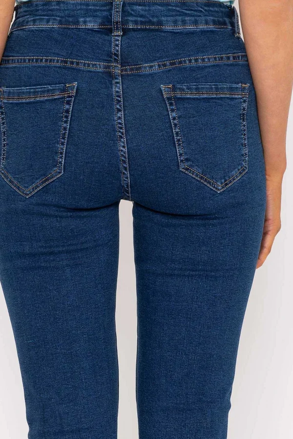 Denim Club Straight Leg Denim Jeans In Indigo*Women Jeans & Trousers