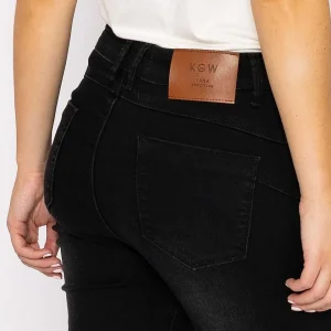 Kelly & Grace Weekend Straight Leg Jeans In Black*Women Jeans & Trousers