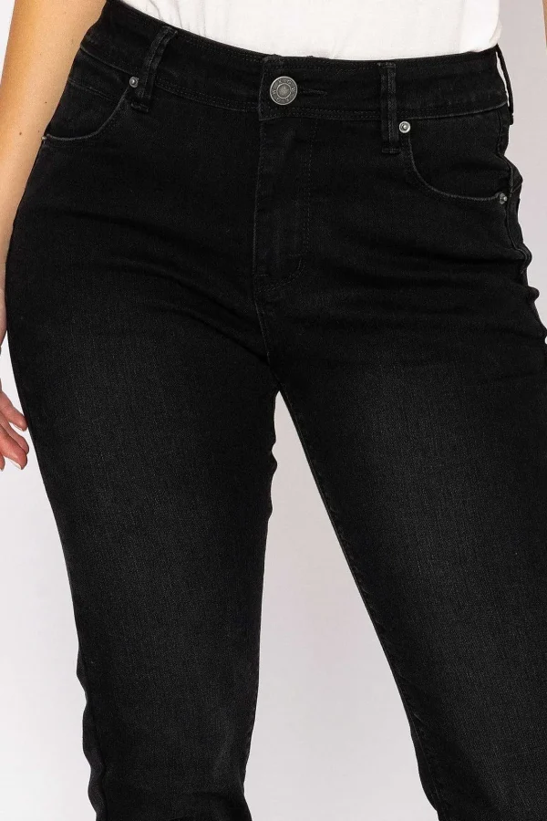 Kelly & Grace Weekend Straight Leg Jeans In Black*Women Jeans & Trousers