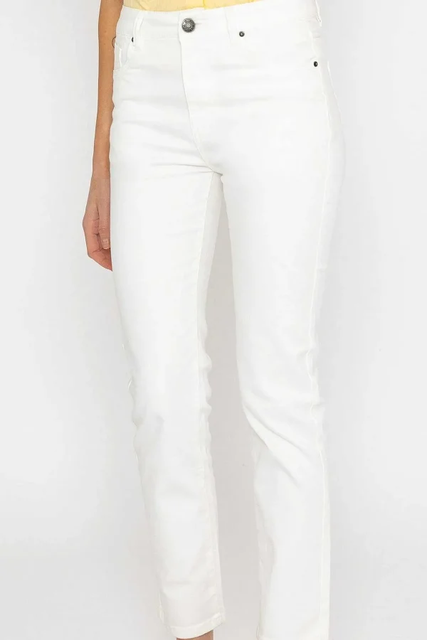Kelly & Grace Weekend Straight Leg Jeans In Ecru*Women Jeans & Trousers