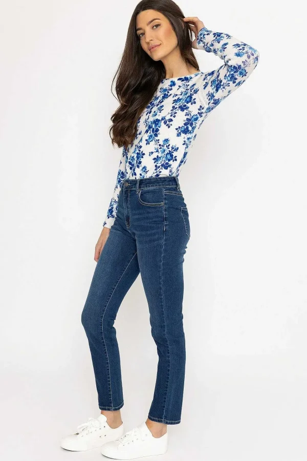 Kelly & Grace Weekend Straight Leg Jeans In Indigo*Women Jeans & Trousers