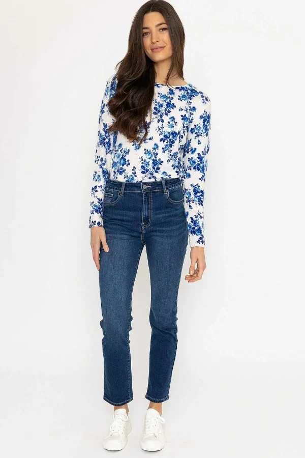 Kelly & Grace Weekend Straight Leg Jeans In Indigo*Women Jeans & Trousers