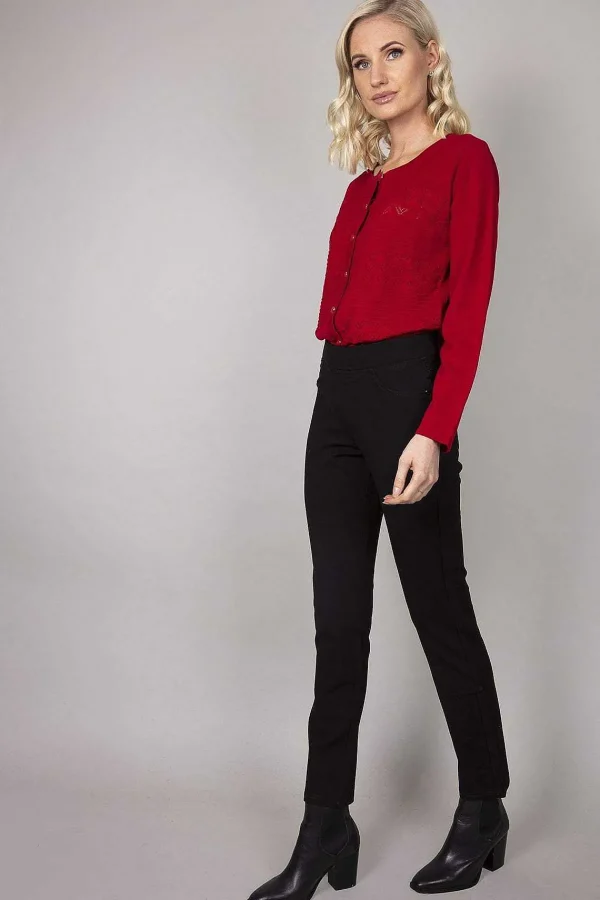 Voulez Vous Straight Leg Trousers In Black*Women Jeans & Trousers