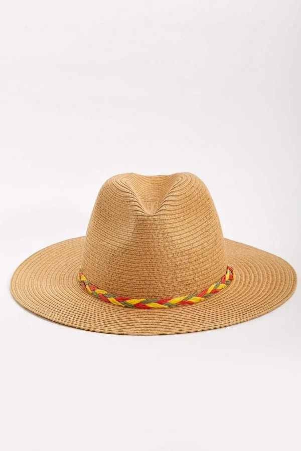 SOUL Accessories Straw Hat With Multi Trim* Hats
