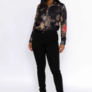 Voulez Vous Strech Jean In Black*Women Jeans & Trousers