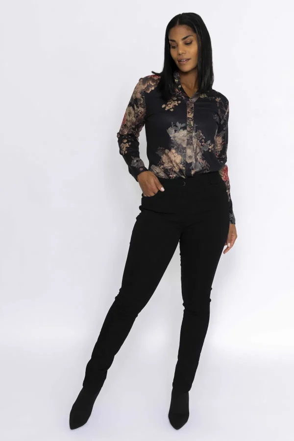 Voulez Vous Strech Jean In Black*Women Jeans & Trousers