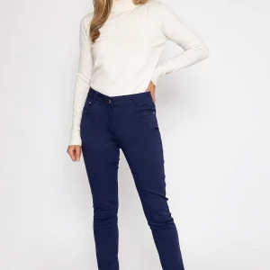 Voulez Vous Strech Trousers In Navy*Women Jeans & Trousers