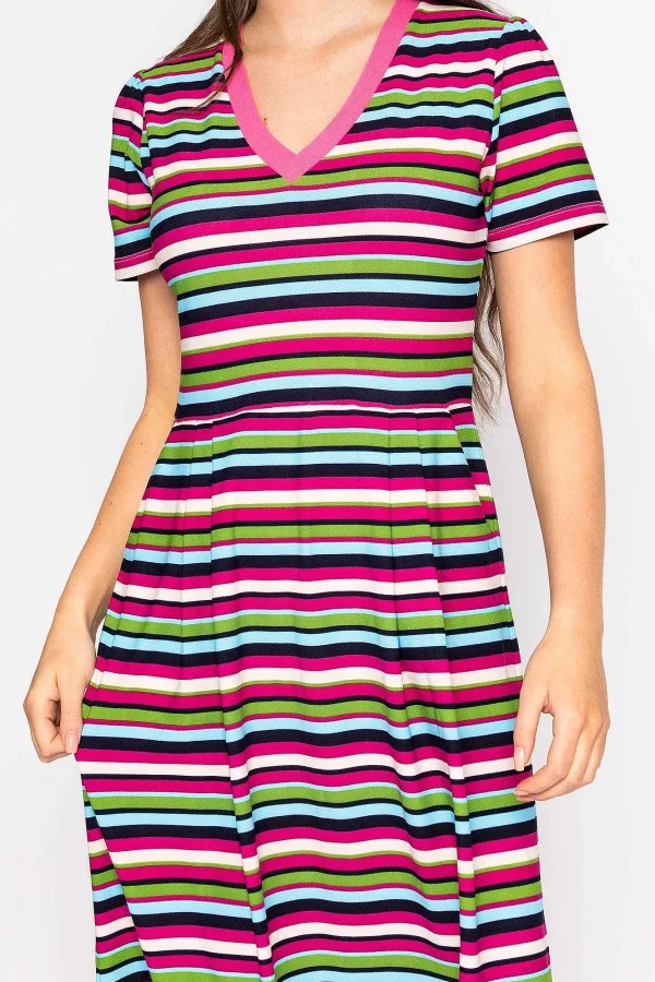 Kelly & Grace Weekend Stripe Jersey Dress In Multi*Women Dresses & Jumpsuits