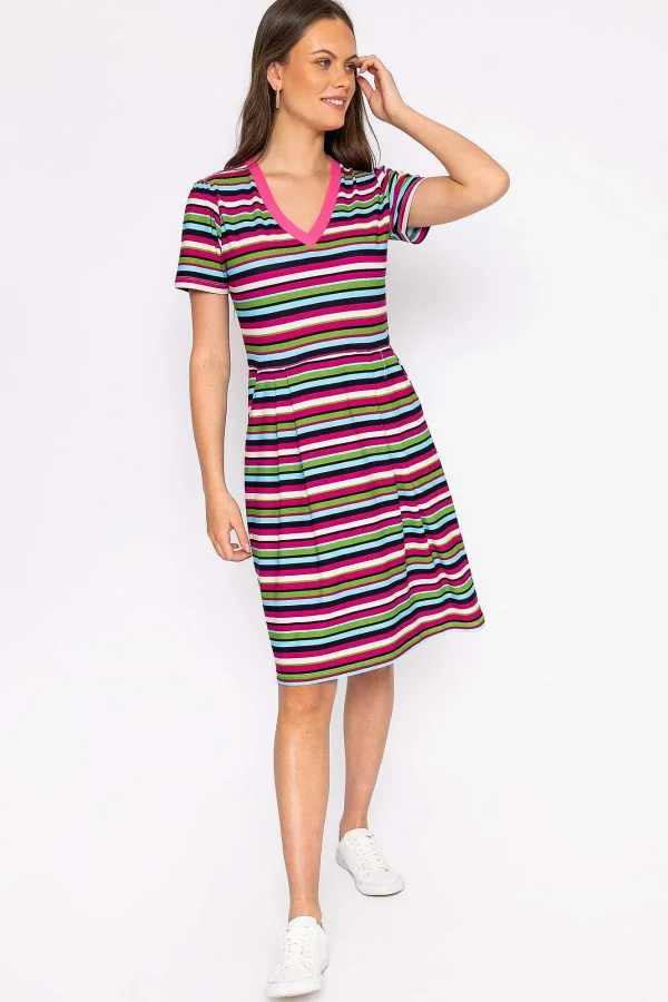 Kelly & Grace Weekend Stripe Jersey Dress In Multi*Women Dresses & Jumpsuits
