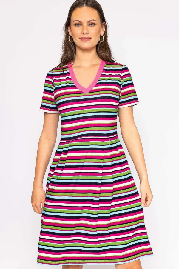 Kelly & Grace Weekend Stripe Jersey Dress In Multi*Women Dresses & Jumpsuits