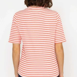 Kelly & Grace Weekend Stripe Jersey Top In Pink*Women Tops & Blouses