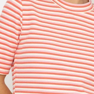 Kelly & Grace Weekend Stripe Jersey Top In Pink*Women Tops & Blouses