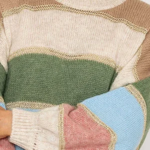 Pala D'oro Stripe Knit In Multi Print*Women Jumpers & Cardigans