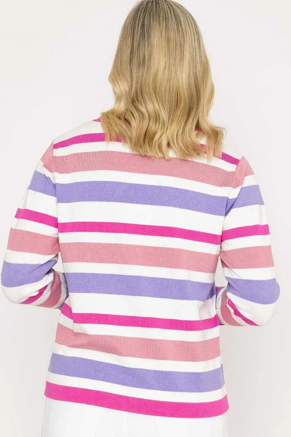 Voulez Vous Stripe Knit Sweater In Pink*Women Jumpers & Cardigans