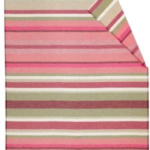 Biederlack Stripe Out Pink Blanket* Homeware