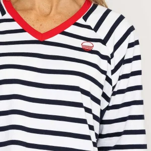 West Quay Striped Contrast Top In Navy*Women Tops & Blouses
