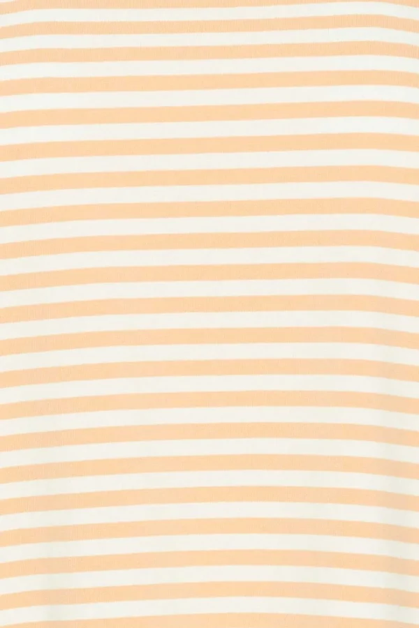 Simple Wish Striped Cotton T-Shirt In Orange*Women Tops & Blouses