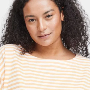 Simple Wish Striped Cotton T-Shirt In Orange*Women Tops & Blouses