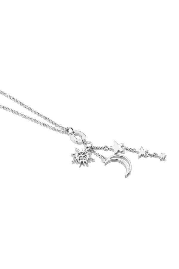 Newbridge Silverware Jewellery Sun Moon And Stars Charm Necklace* Boxed Gifts